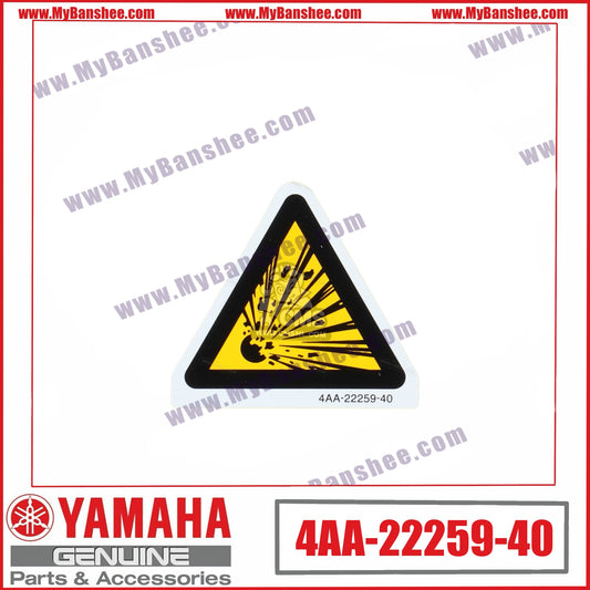 12. Autocollant 4AA-22259-40
