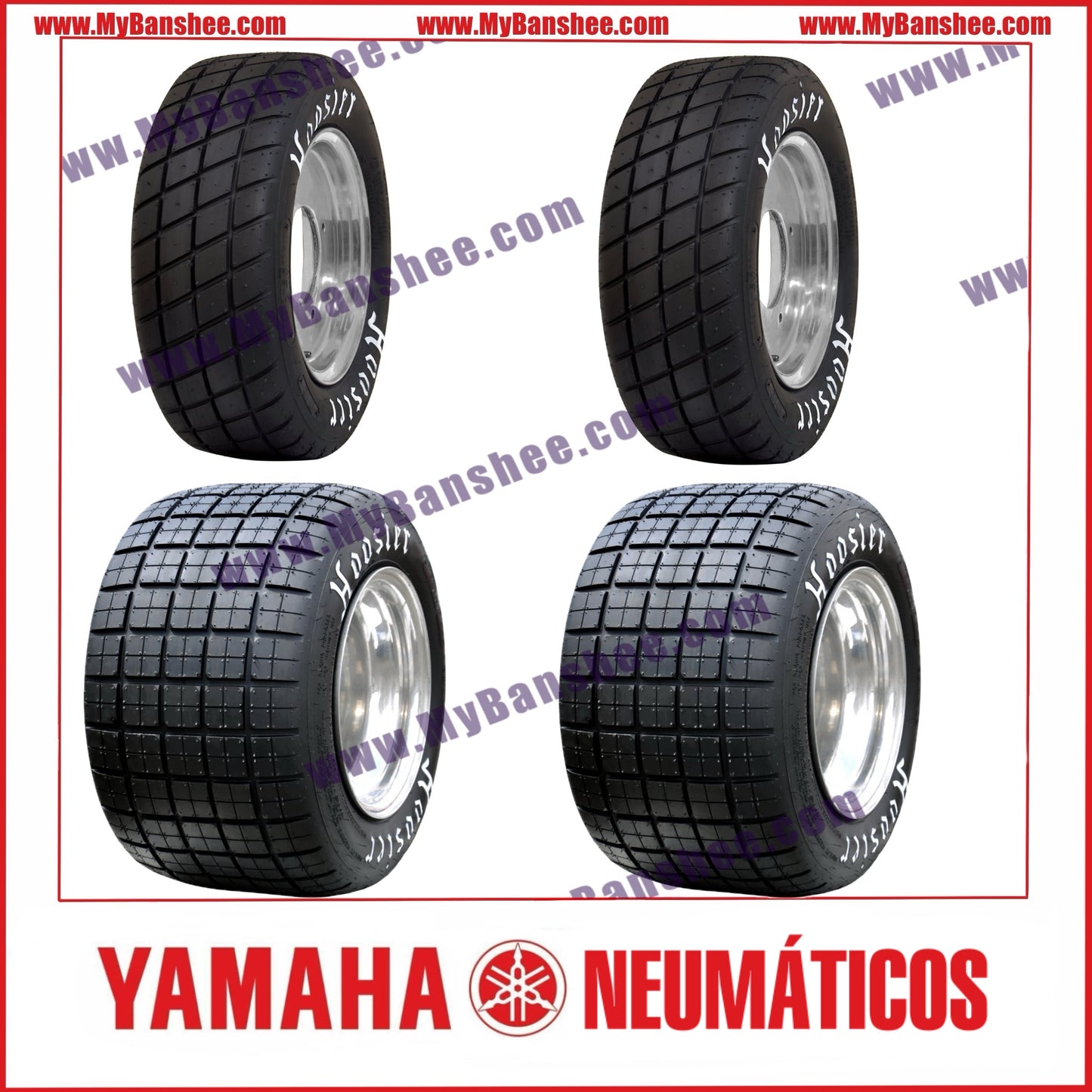 Set Neumáticos Hoosier TT