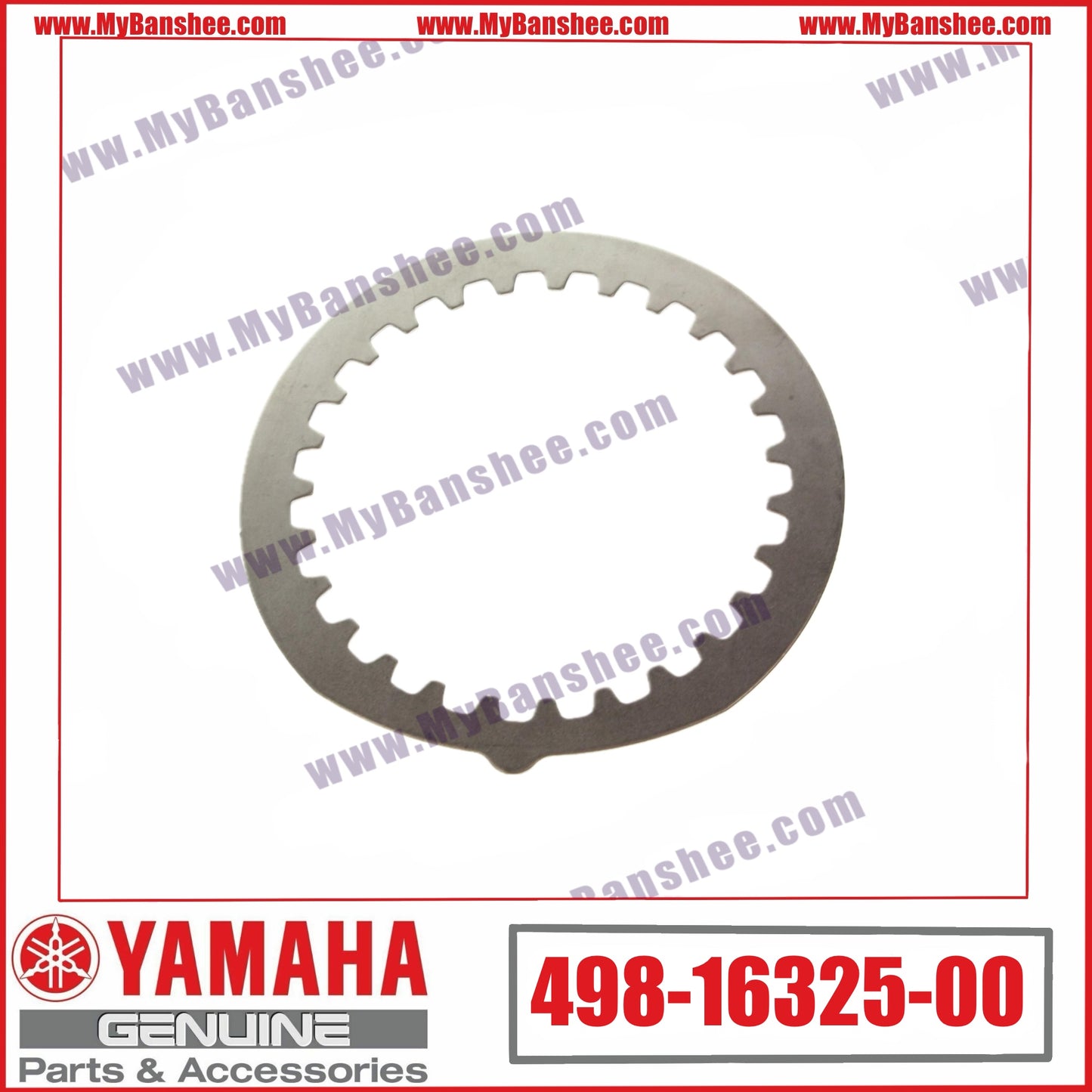 8. 498-16325-00 Clutch Disc