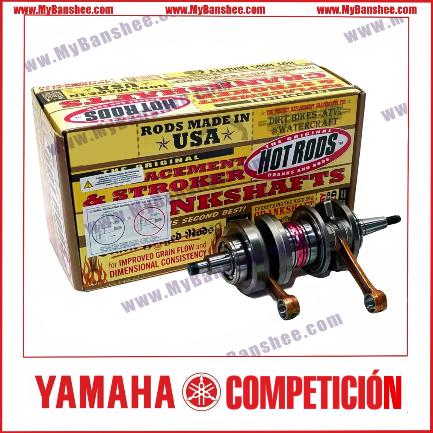 Hot Rods Crankshaft (Original Measurement / +4mm)