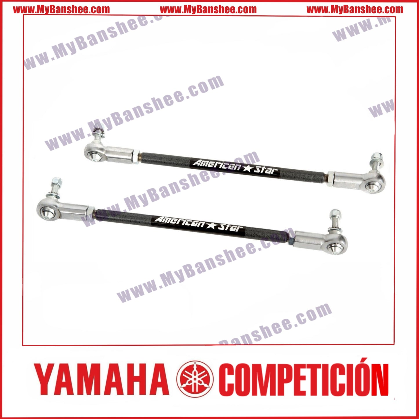 Barres de direction (+2” / +3”) + rotules Uniball