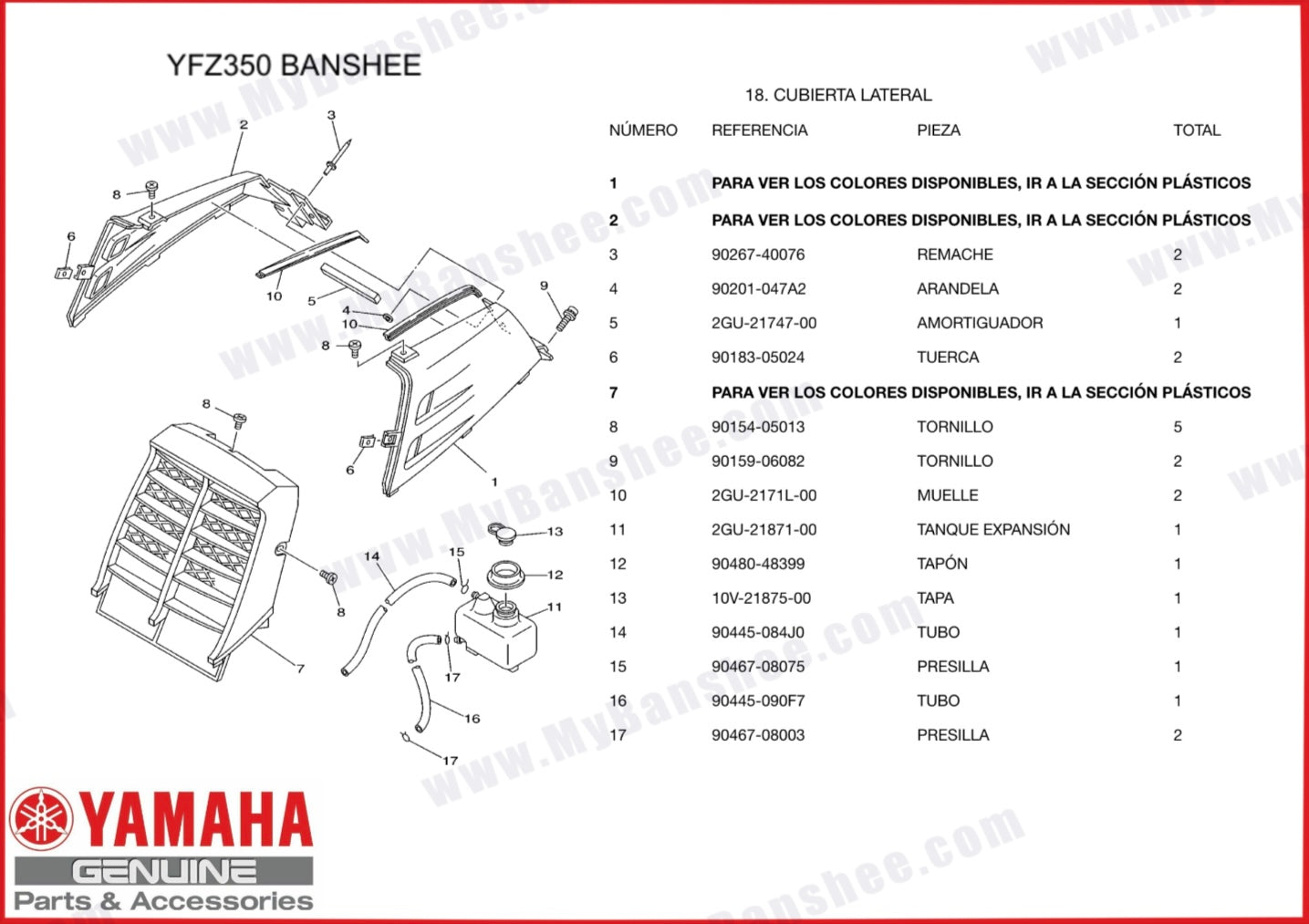 Cubierta Lateral