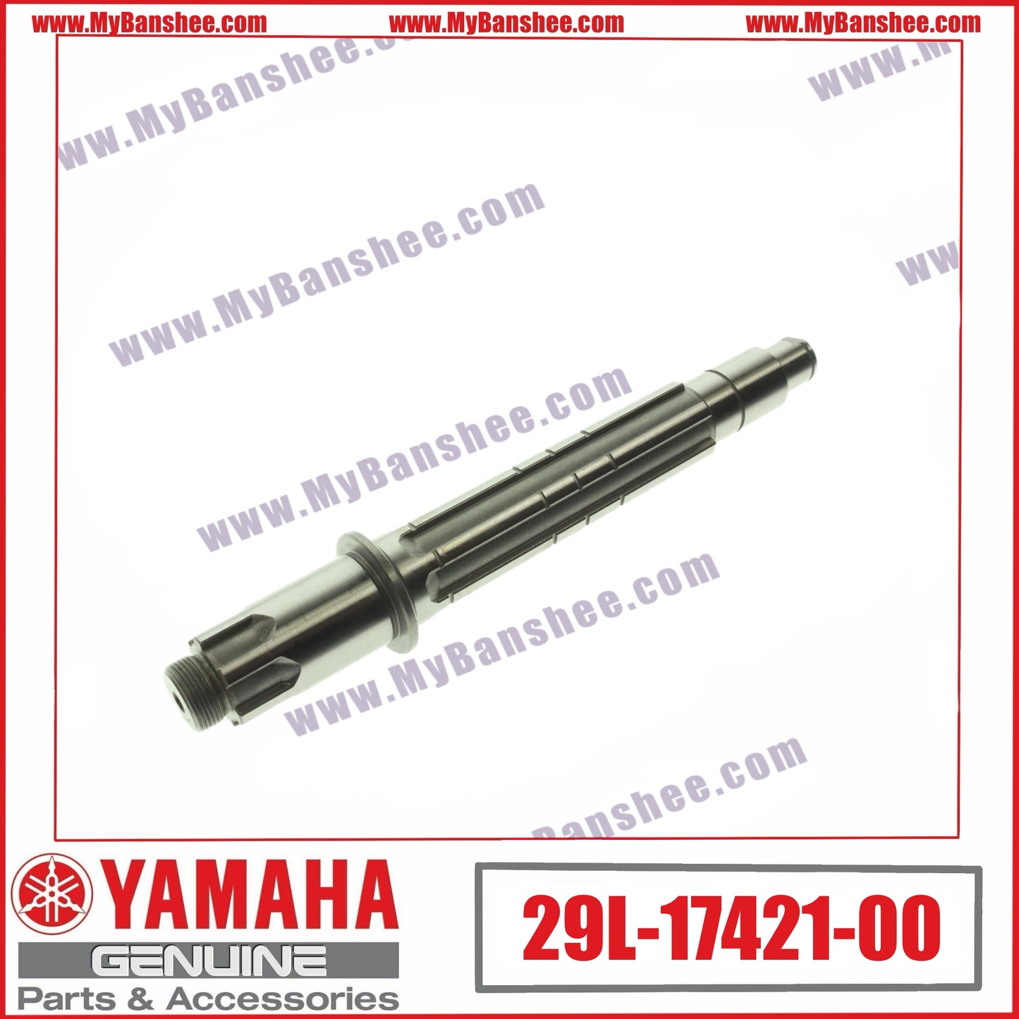 16. 29L-17421–00 Eje Secundario