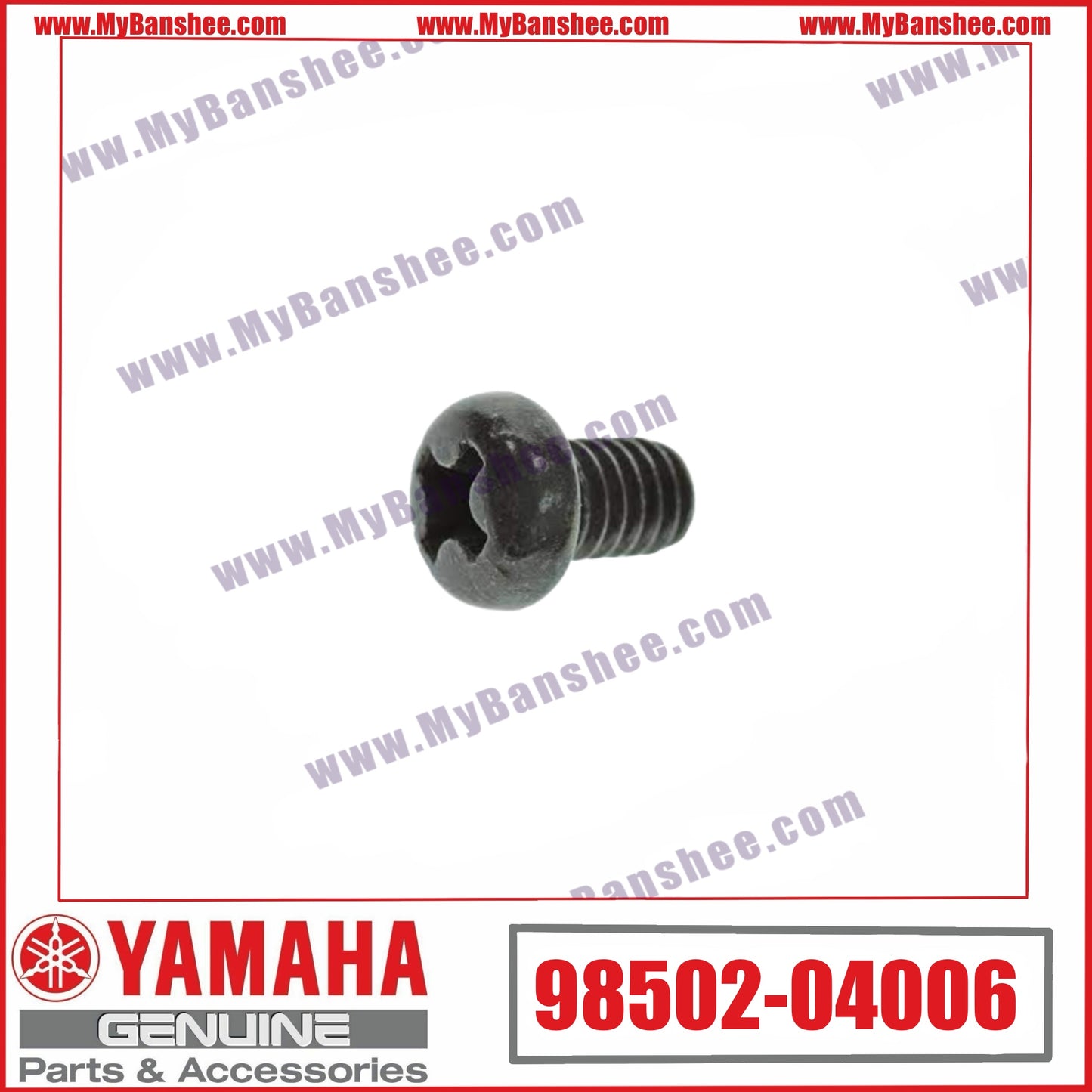 3. 98502-04006 Screw