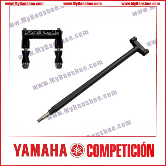Barre de direction à conception de rouleau + tourelles anti-vibrations