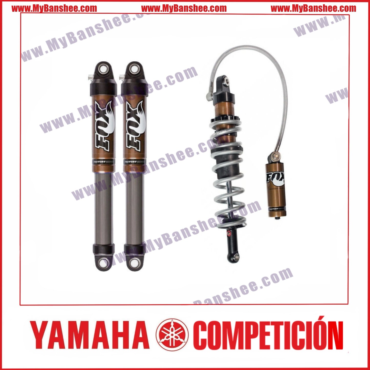 Fox Float 3 + Fox Podium RC2 (Front + Rear)