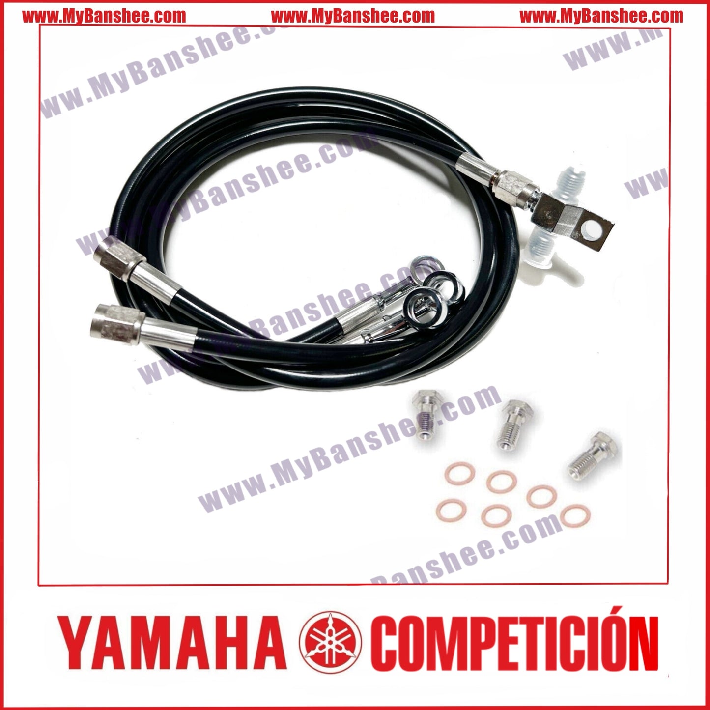 Streamline front brake lines