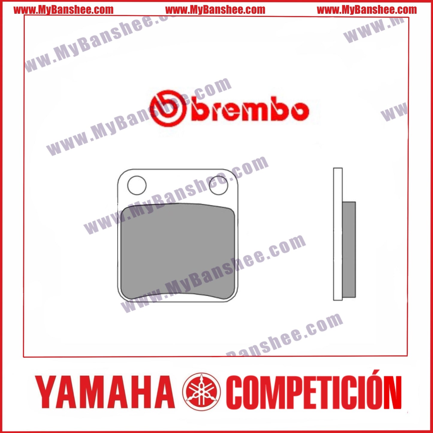 Pastillas Delanteras Brembo Sinterizadas
