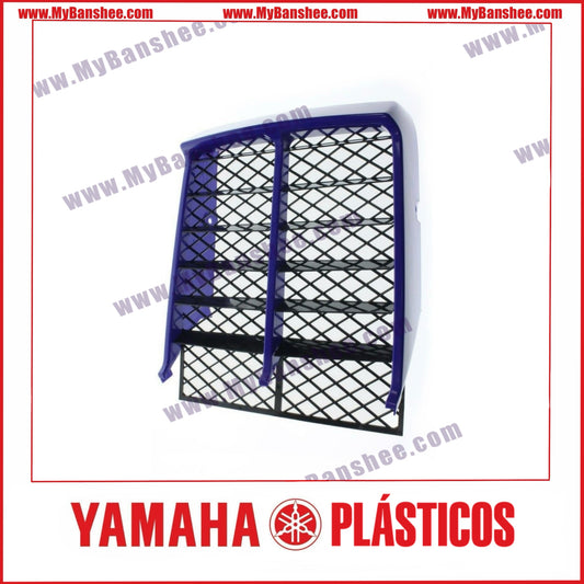 Radiateur en plastique bleu