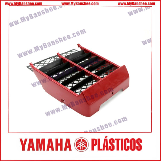 Radiateur en plastique rouge cerise