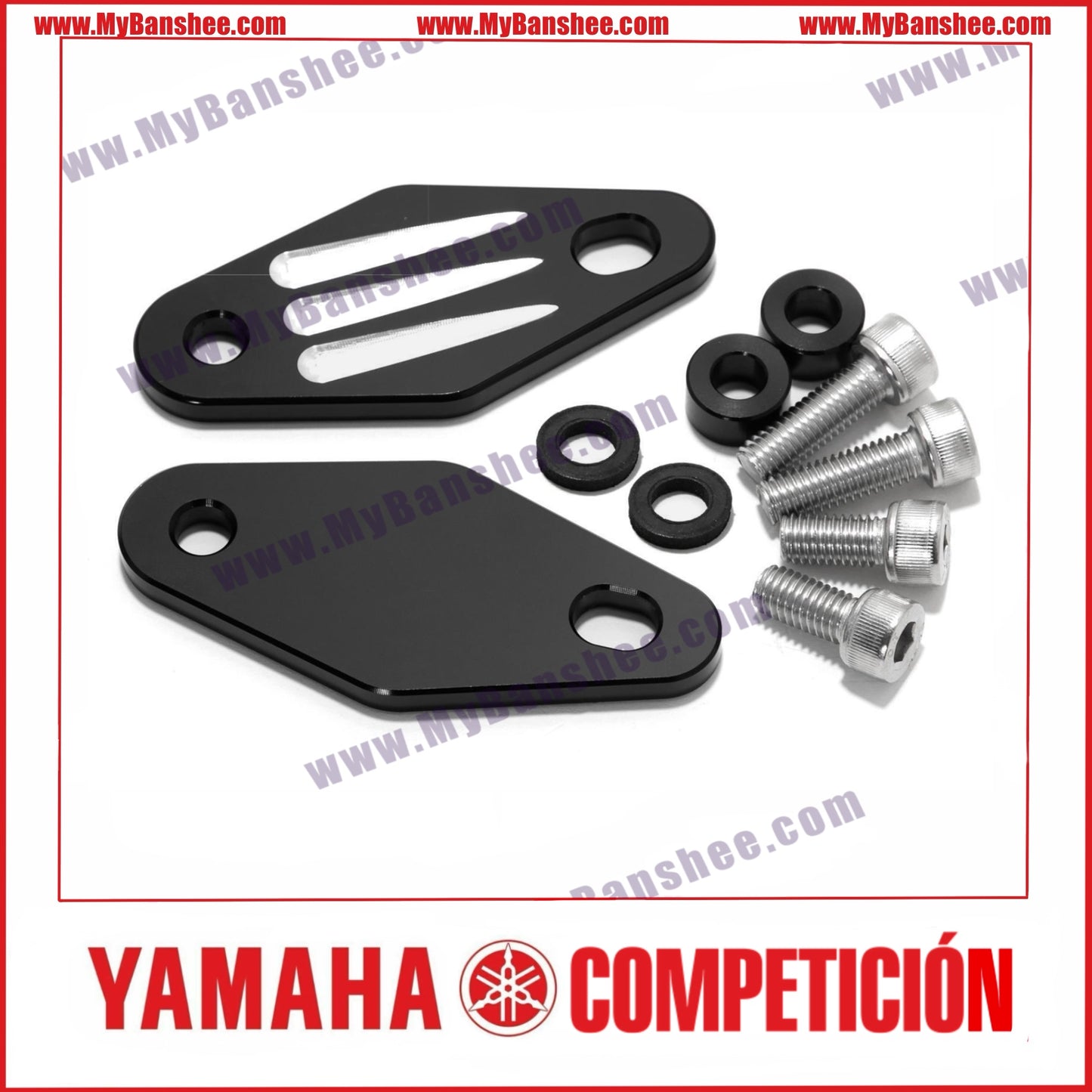 Supports de tuyau d'échappement avant CNC